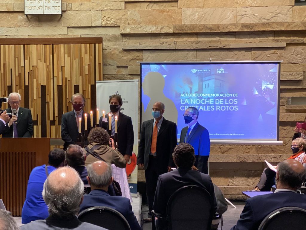 En el reciente acto de La Noche de los Cristales
