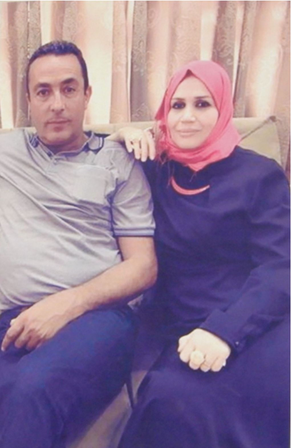 Aisha a-Rabi y su esposo Yaaqub
