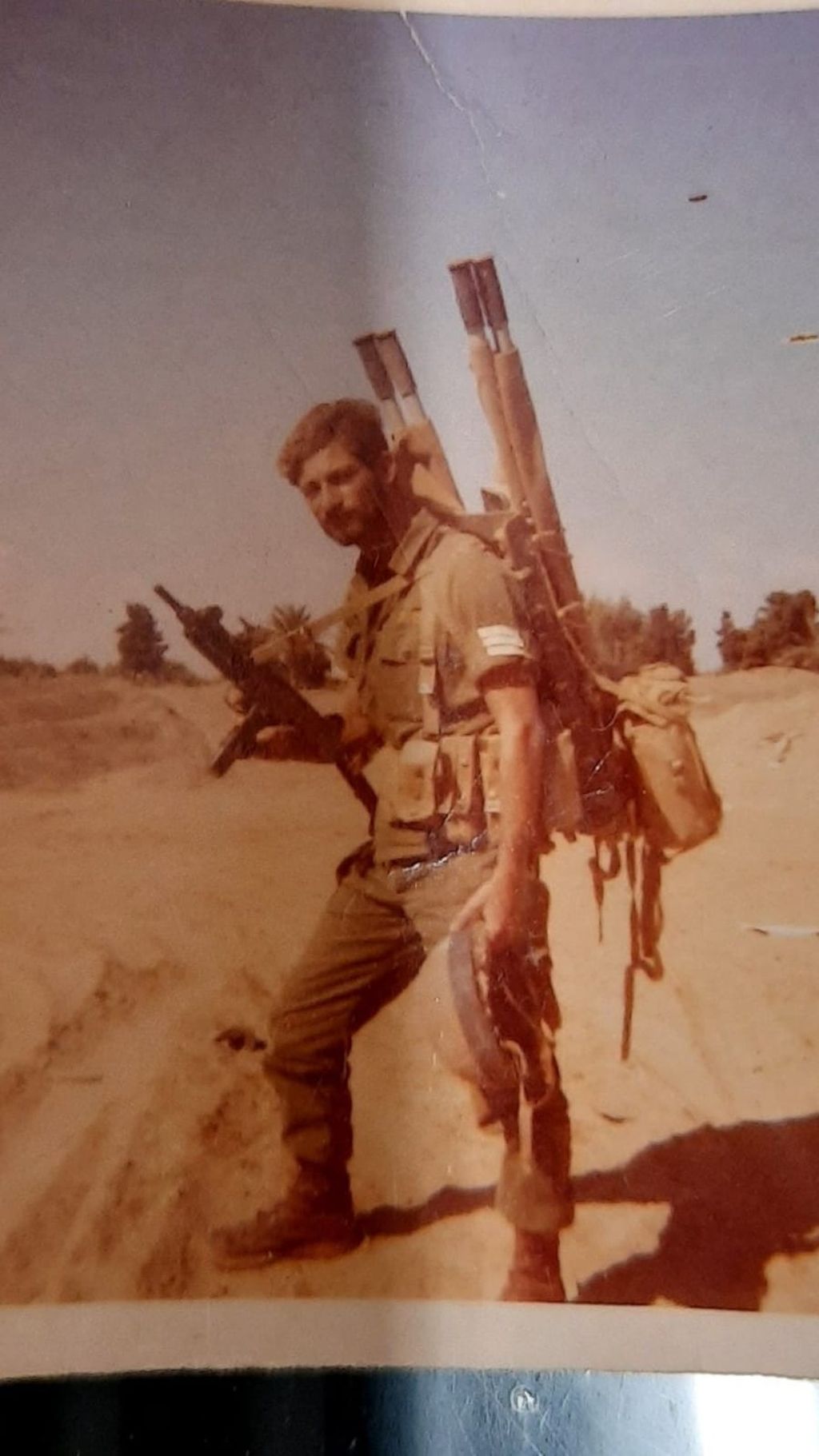 En la zona de Shalufa en Egipto 1973