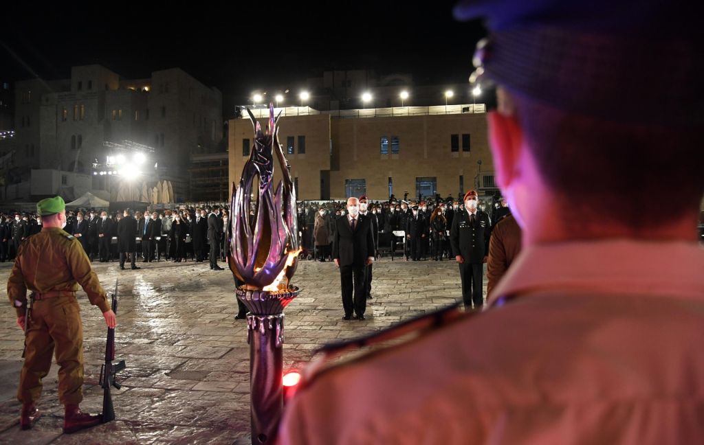 El Presidente Rivlin en el acto (Foto: Haim Tzach, GPO)
