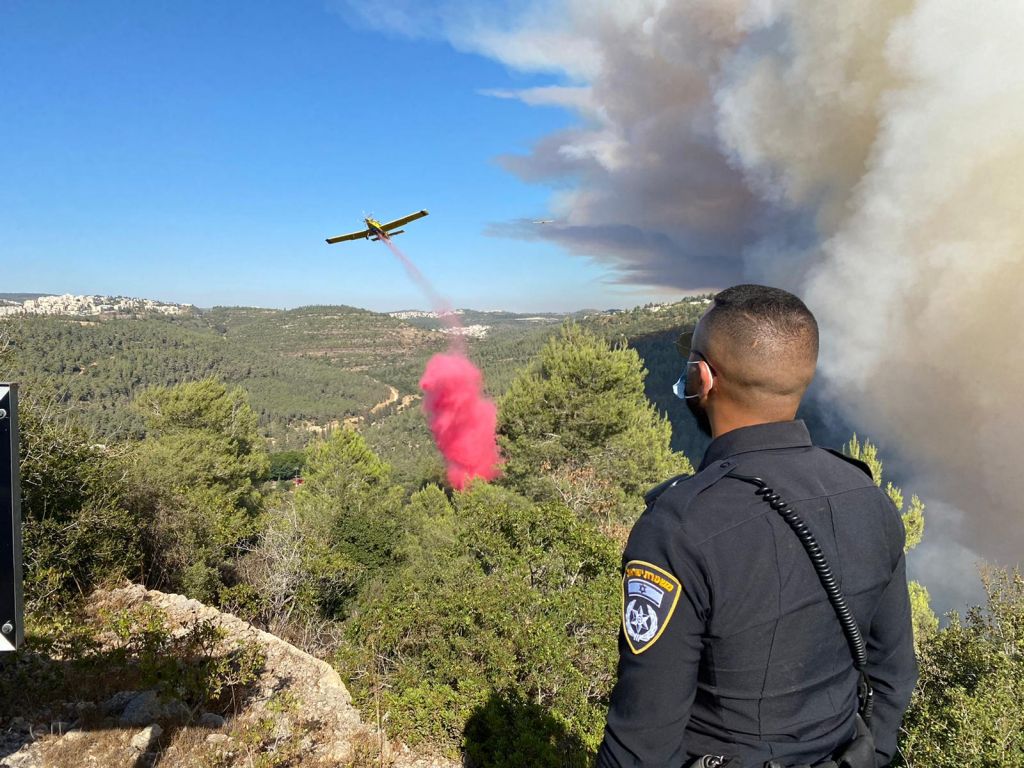 Coordinando los trabajos (Foto: Policía de Israel)