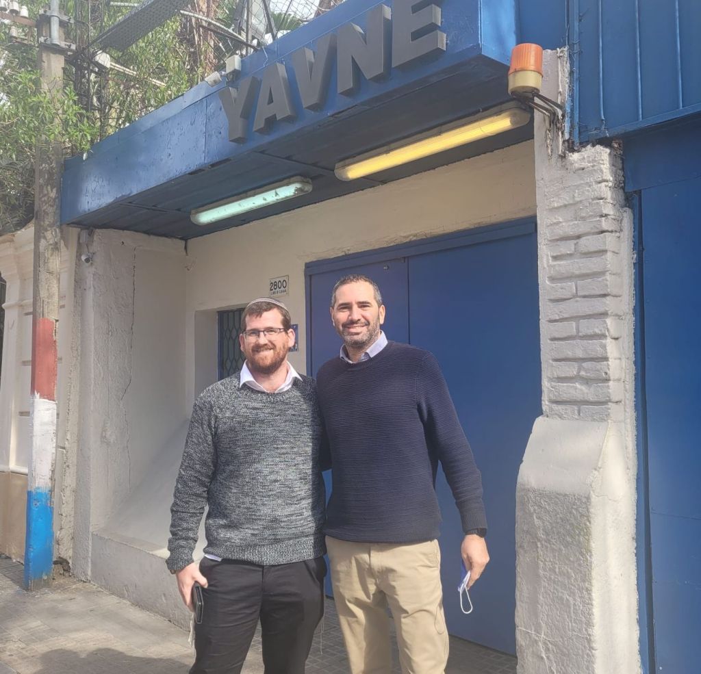 Itzjak con Gabriel Boruchovas