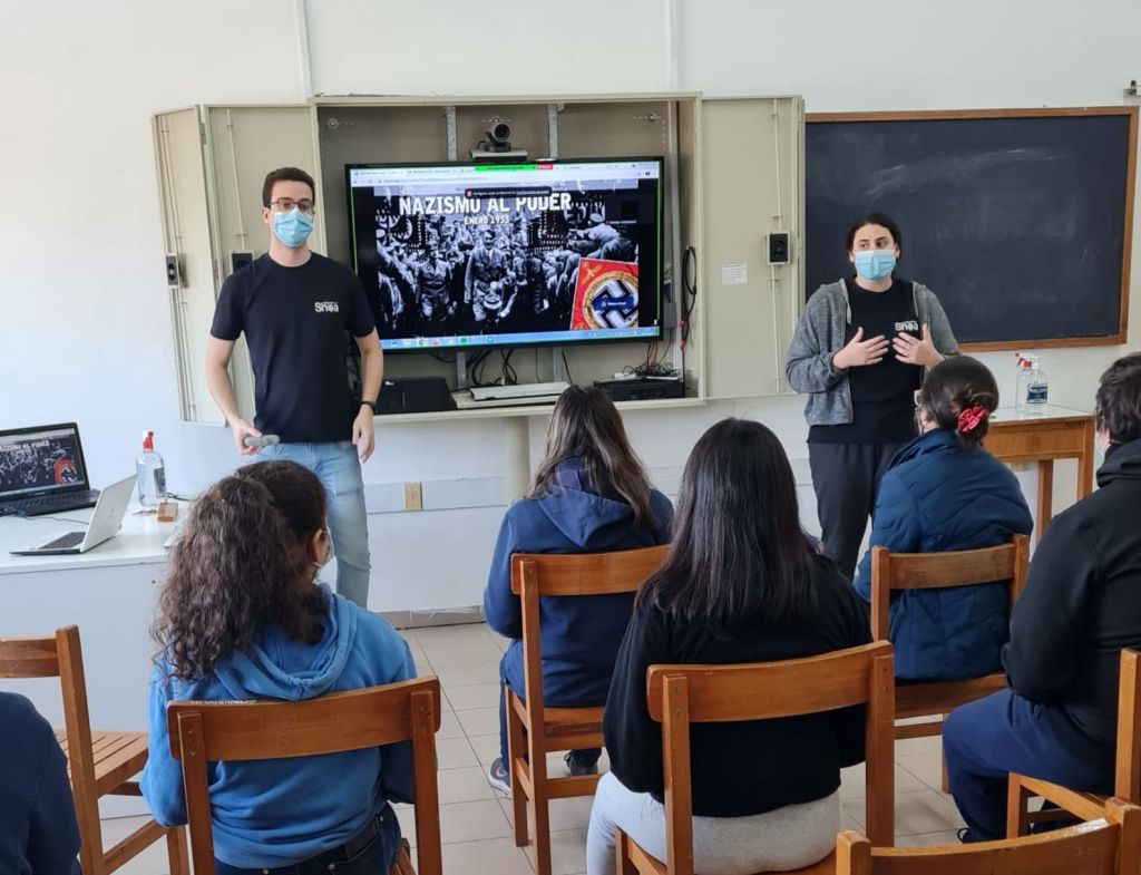 Actividad en el liceo 05 de Tacuarembó, 2021