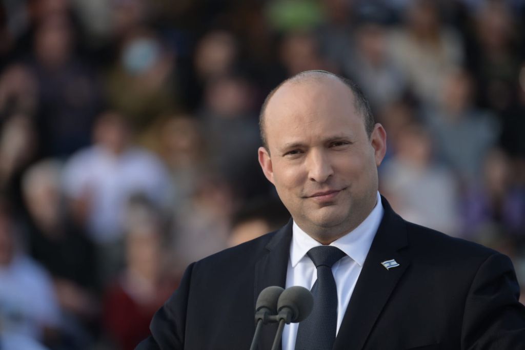 El Primer Ministro Naftali Bennett (Foto: Amos Ben Gershom,GPO)