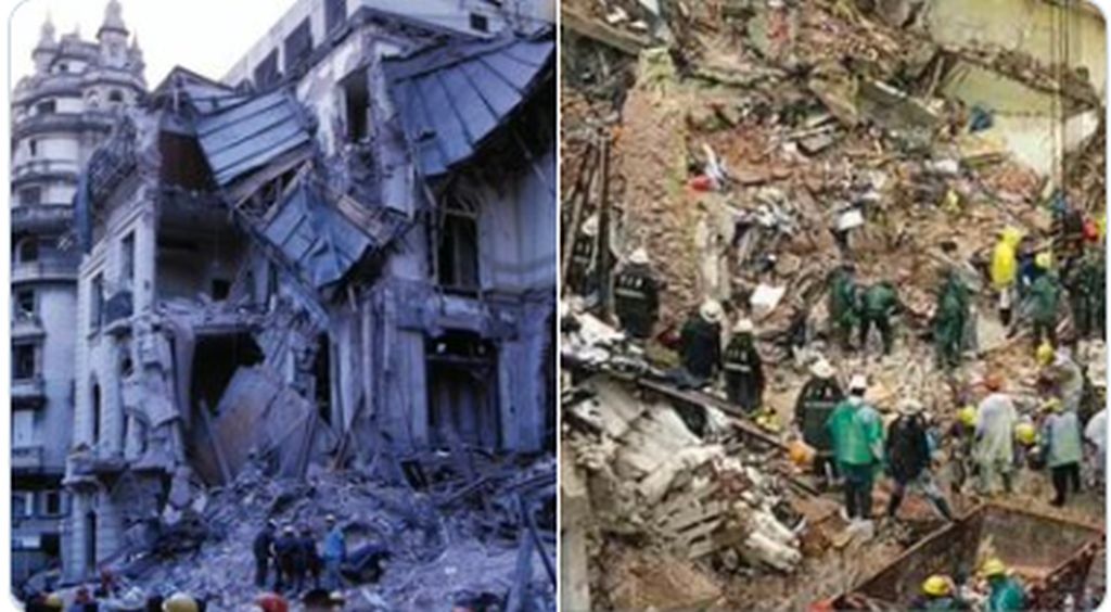 Atentado terrorista contra la Embajada de Israel en 1992 y contra la AMIA en 1994