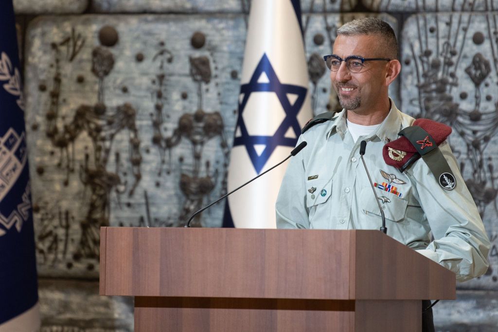 Brigadier General Alaa Abu Rukun, el edecán saliente