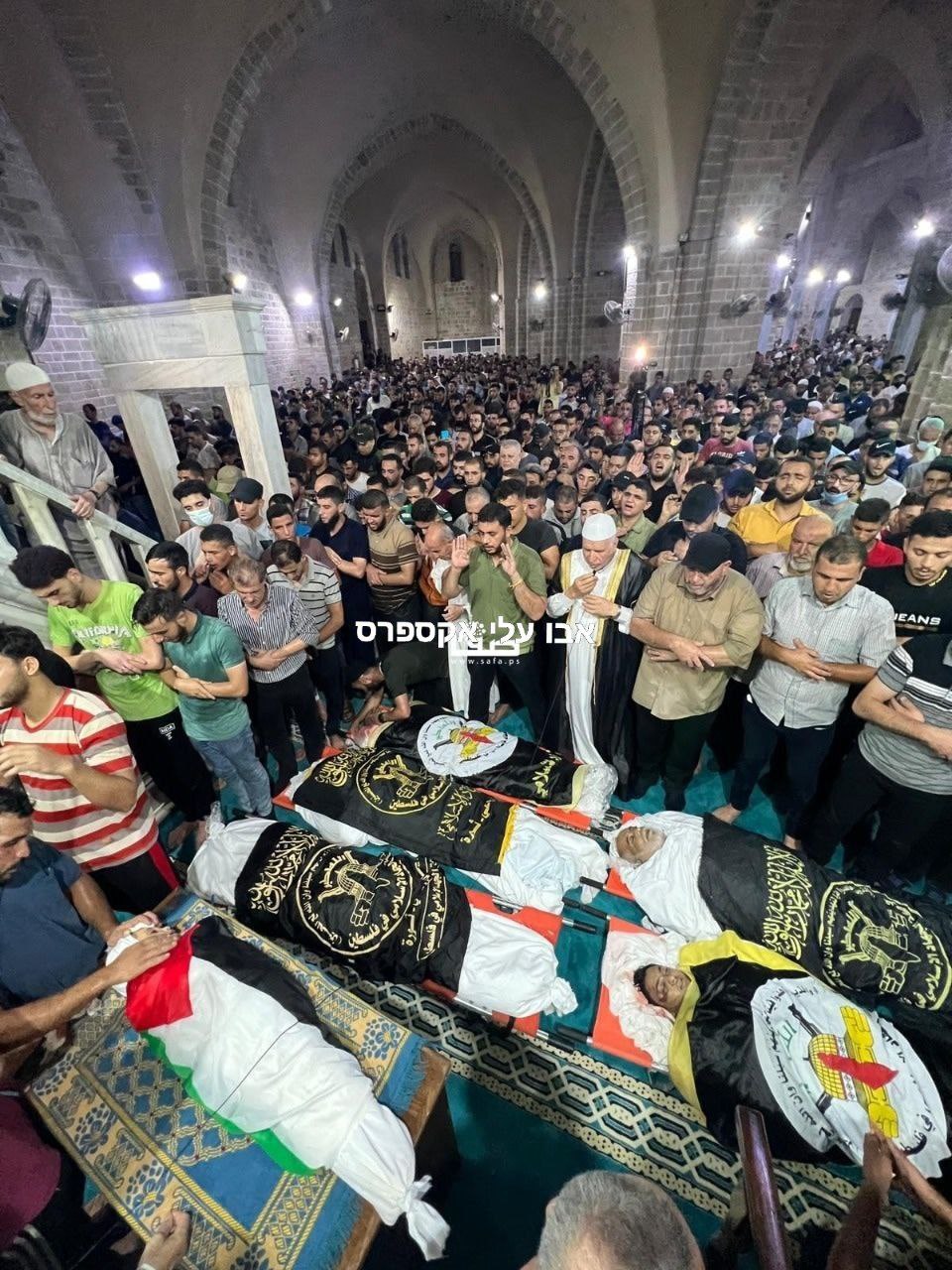 Funeral de varios hombres del Jihad Islámico