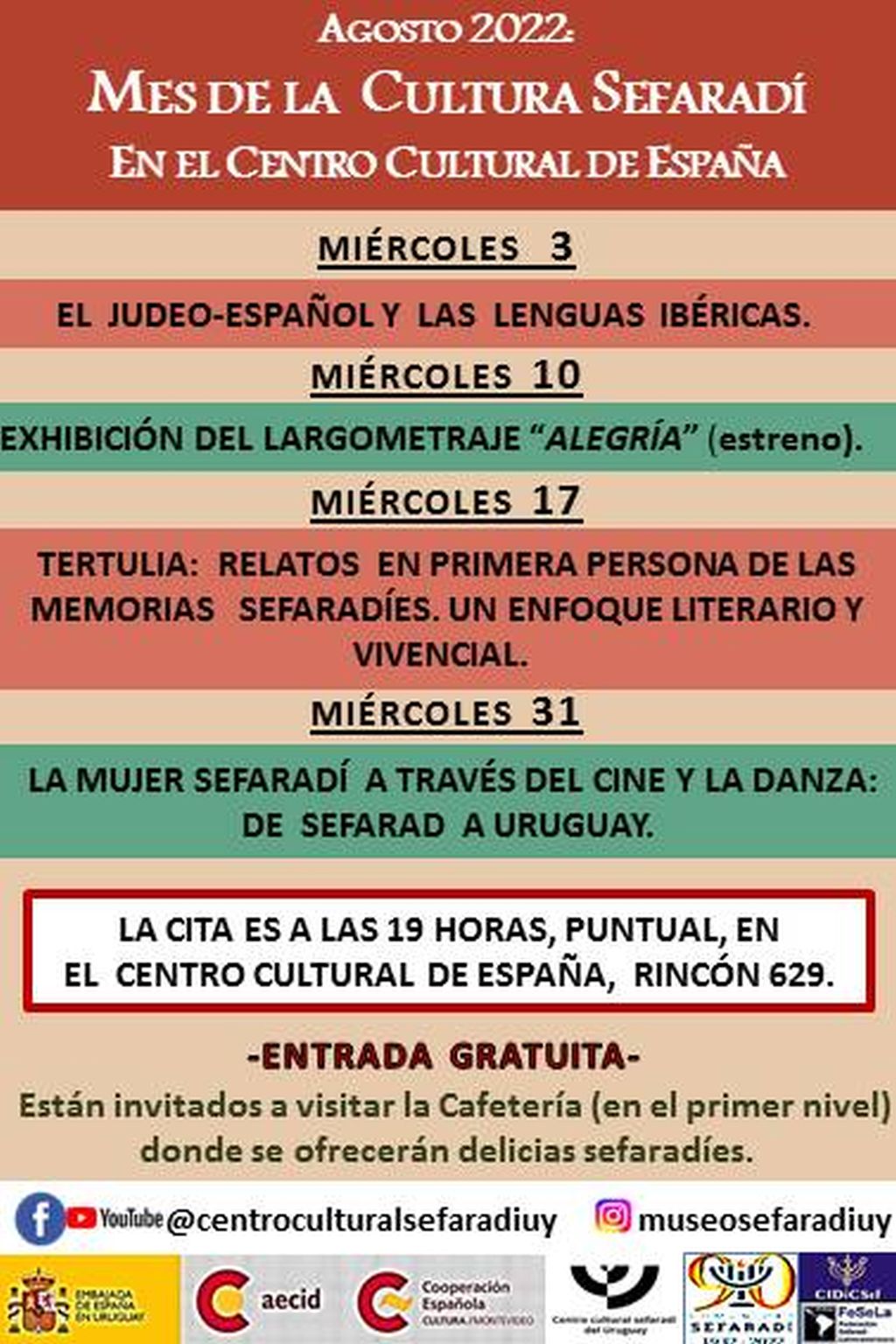 Como se verá, las dos primeras actividades ya han sido realizadas