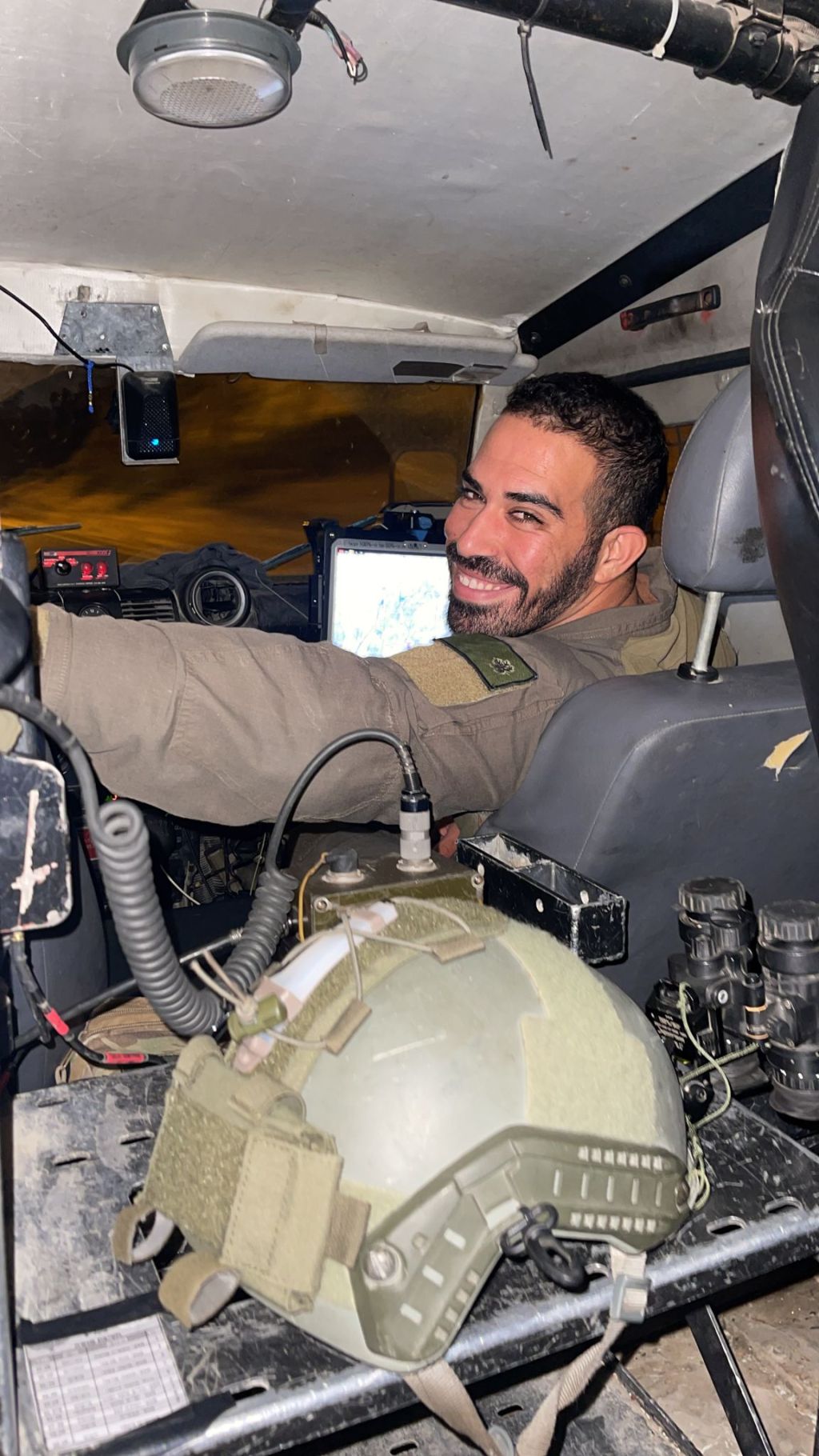 El Mayor Bar Falah del ejército israelí (Foto difundida por el portavoz militar)