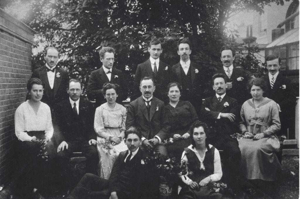 Dignatarios de KKL en La Haya en 1918
