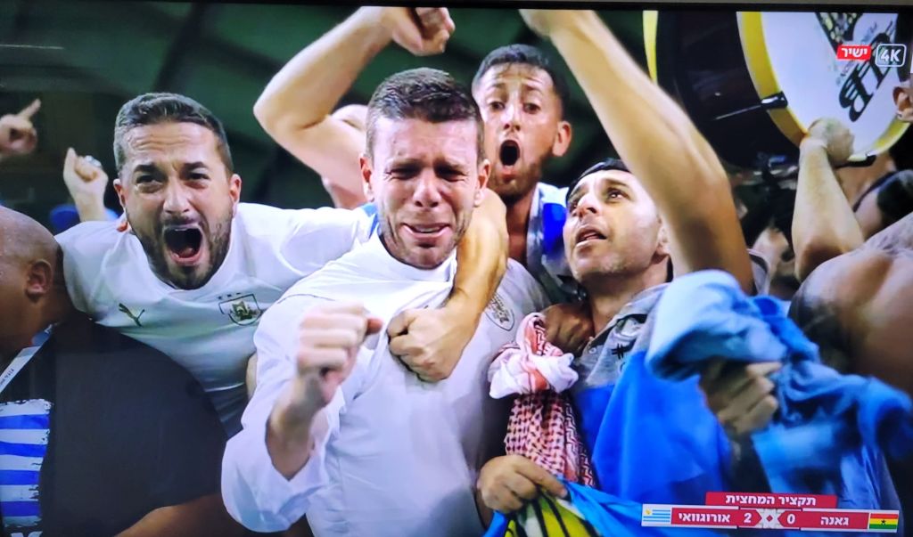 Afortunadamente tuvo también goles que festejar