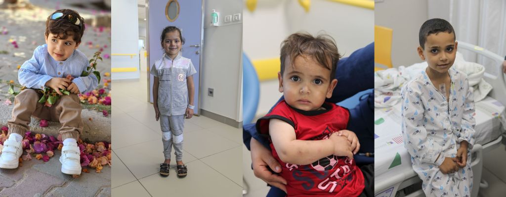 Adam Khalifa, Alaa Smor, Amir Nemr y Amir Yehya Mabhuh, todos ellos de la Franja de Gaza