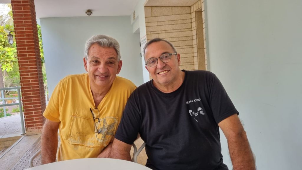 Roberto Cadenas con Abraham Maman