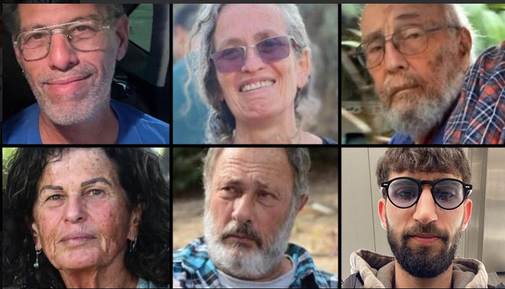 Arriba, de izquierda a derecha: Ronen Engel, Mia Goren y Arie Zalmanovich . Abajo, en el mismo orden: Ofra Keidar, Eliahu Margalit y Gai Iluzy