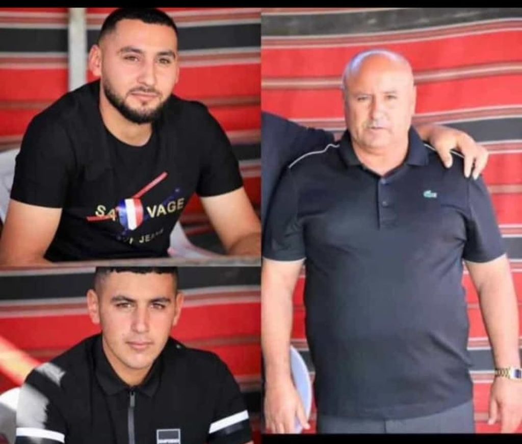 Yusuf Zaiadne y sus hijos Hamza y Bilal, los tres estaban secuestrados. Bilal ya ha sido liberado por ser menor,