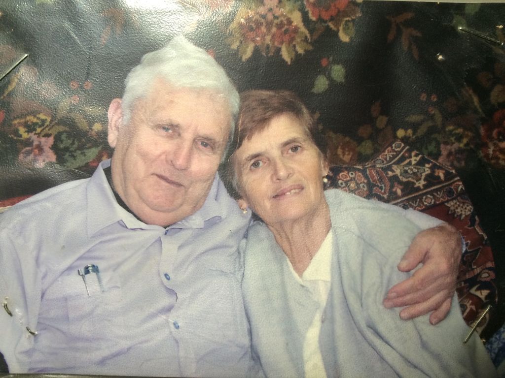 Bronia y su esposo Arkady, ya fallecido, en una foto de hace muchos años