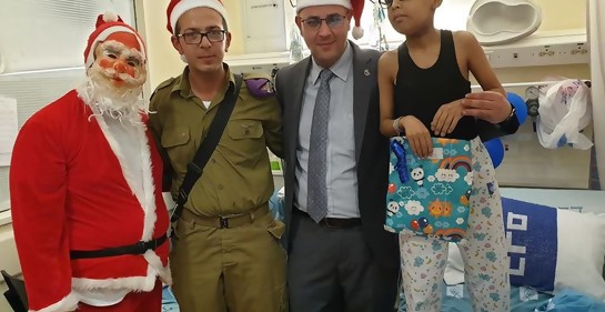 Navidad en el Hospital Hadassa de Jerusalem