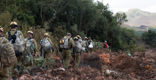 La delegación de la Unidad de Rescate de Israel ya está trabajando en Brasil