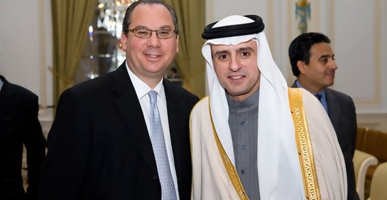 Con Marc Schneier, “el rabino del Golfo Pérsico”