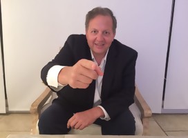 Con el emprendedor  Ariel Pfeffer.