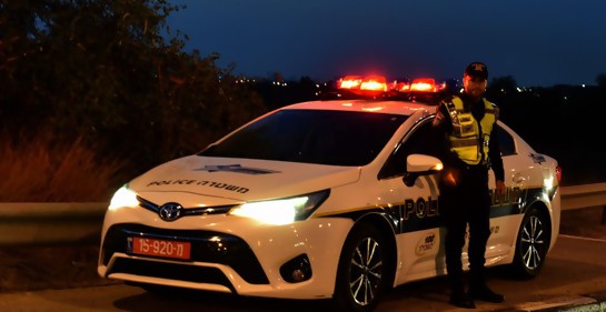 Patrullero de la policía israelí.