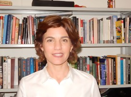 Tamar Zandberg jefa de Meretz, en su casa
