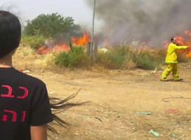 Videos: mira los incendios en Israel y la reacción policial.