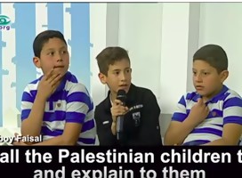 Video: la TV palestina dice a niños árabes israelíes que viven en zona ocupada
