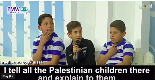 Video: la TV palestina dice a niños árabes israelíes que viven en zona ocupada