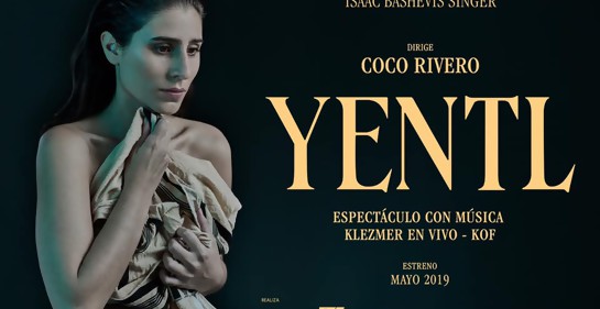 Con la actriz Melanie Catan, ante su nuevo desafío: “Yentl”.