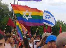 Mira de cerca la marcha de orgullo gay de Jerusalem
