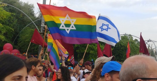 Mira de cerca la marcha de orgullo gay de Jerusalem