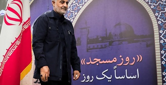 Qassem Soleimani, jefe de las Guardias Rev de Irán (Foto Tasnim, Wikimedia)