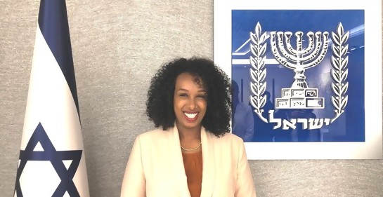 Fentay Alamu en Beit HaNasí, la casa del Presidente de Israel