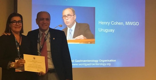 El Doctor Henry Cohen recibió premio Master de la WGO