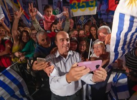 Con Daniel Martínez, candidato a la Presidencia por el Frente Amplio