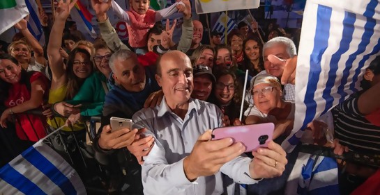 Con Daniel Martínez, candidato a la Presidencia por el Frente Amplio