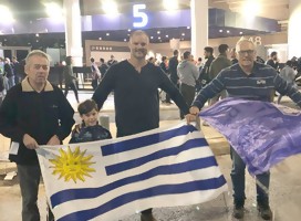 La noche inolvidable de Ruben Friedmann con la Celeste en Tel Aviv