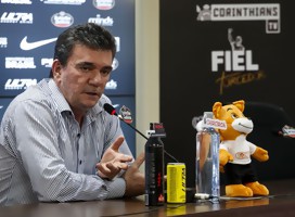 Sánchez, el Presidente de Corinthians (Foto: Rodrigo Gazzanel/Agencia Corinthians)