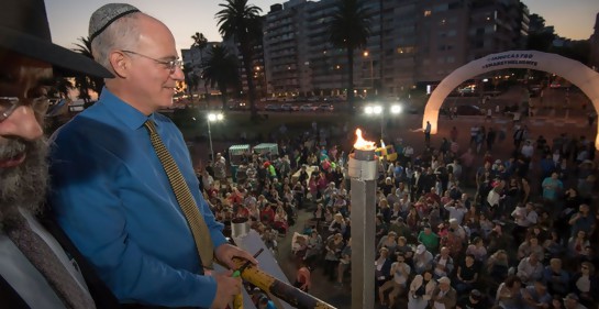 El Rav Eliezer Shemtov y el Embajador de Israel Yoed Magen