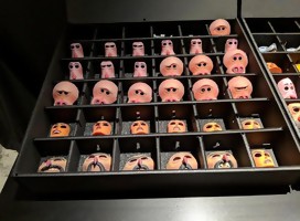 Las figuras impresas (Gentileza Stratasys)