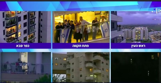 Así fueron los aplausos de agradecimiento en Israel al personal médico