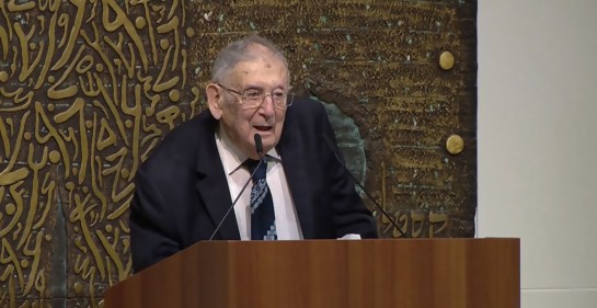 La Shoa no fue el motivo de la creación de Israel, recalca el Profesor Yehuda Bauer, gran investigador del Holocausto