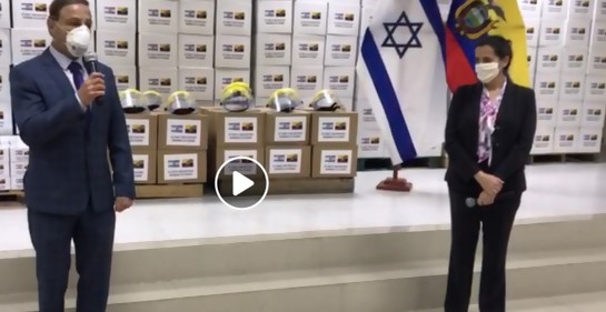 Israel ayuda a Ecuador a enfrentar el corona