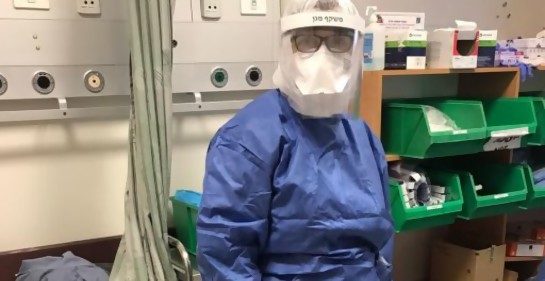 La enfermera uruguaya-israelí Claudia Poggi del Hospital Hadassah de Jerusalem, cuenta su experiencia en el CTI de Coronavirus