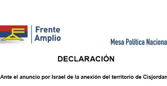 Una opinión sobre el nuevo comunicado del Frente Amplio sobre Israel