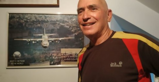 Con el  Coronel (R) Amos Faran, piloto de uno de los aviones que llevó a los judíos de Etiopía a Israel