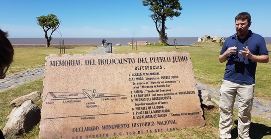 Con Shai Abend, el nuevo director de la Cátedra Permanente de Judaísmo Nisso Acher en la Universidad Católica del Uruguay