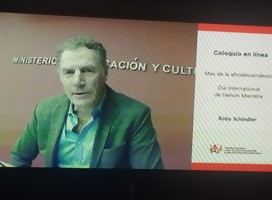 Roby Schindler en Coloquio sobre Nelson Mandela