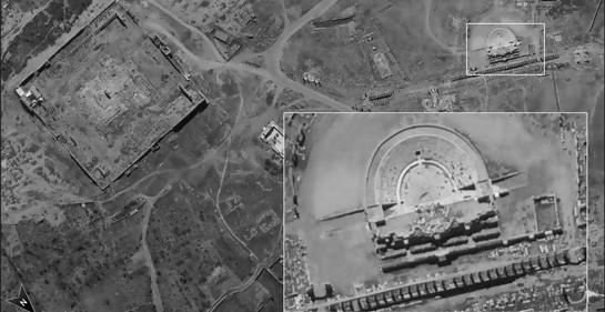 Primeras imágenes que el satélite israelí Ofek 16 tomó sobre Siria